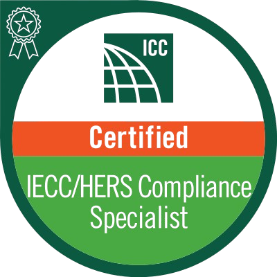 ICC Certified IECC HERS Compliance Specialist Badge